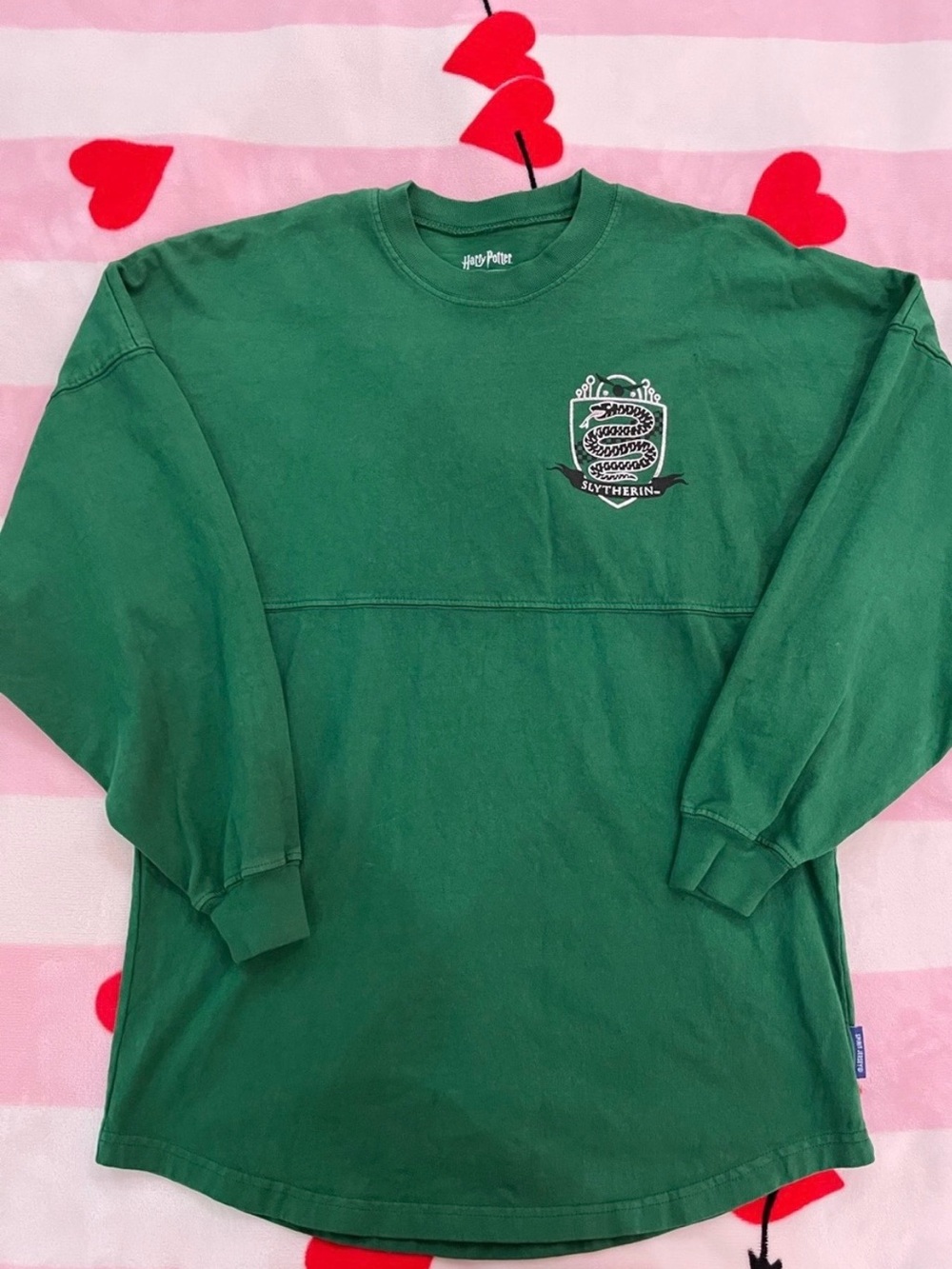 Harry Potter Slytherin Green Crewneck Sweatshirt